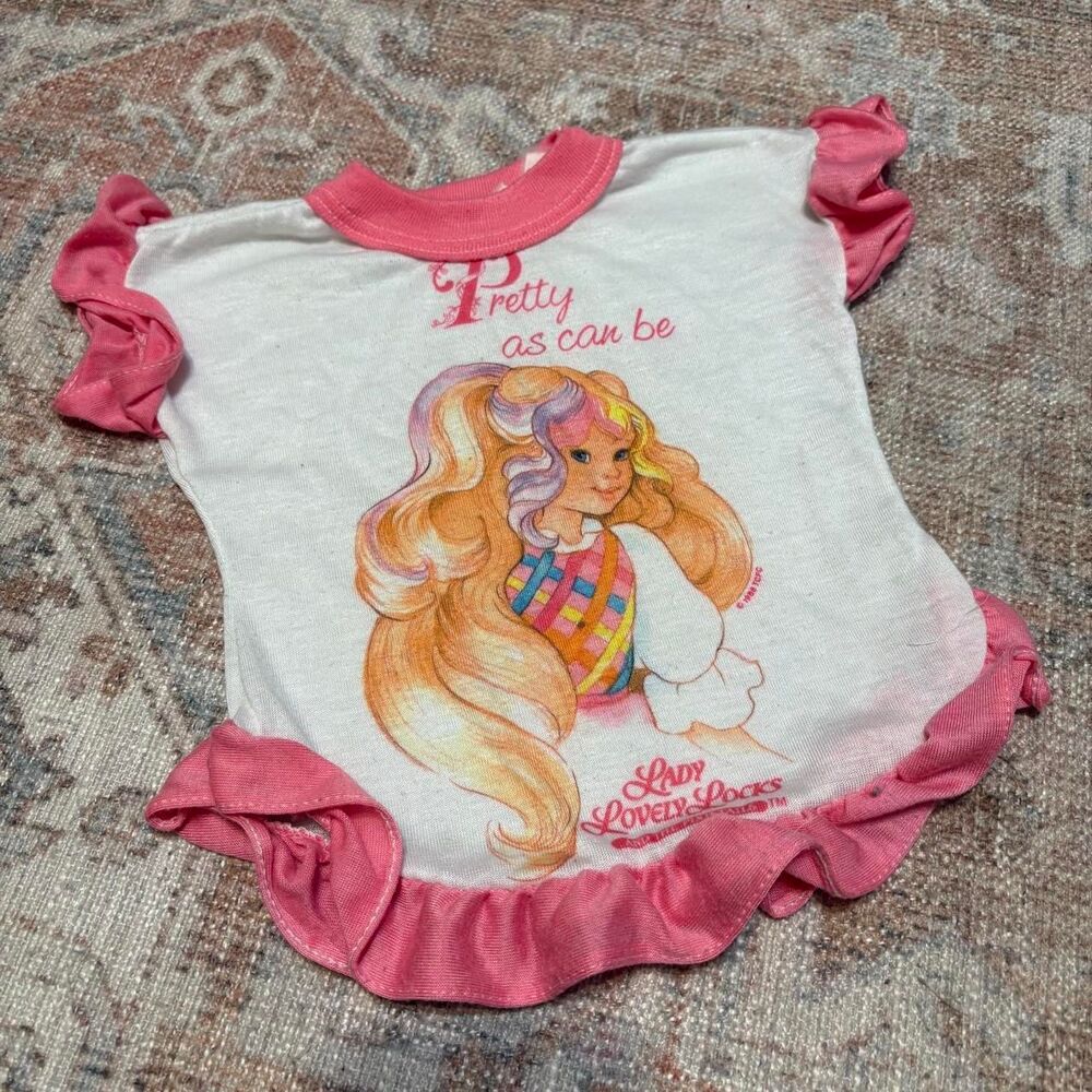 Baby Ruffle Top 'Pretty as can be' and 'Lady Lovely Locks' • Made in USA